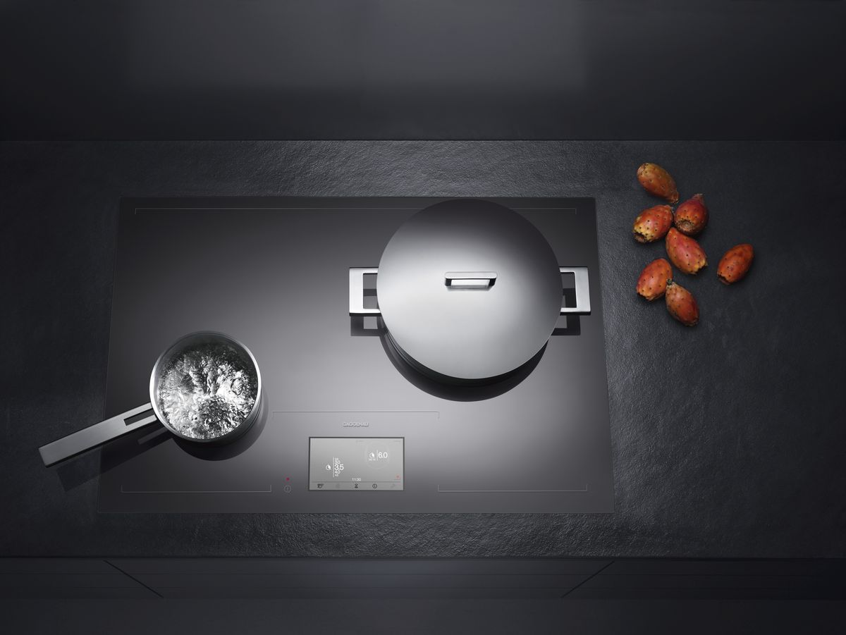 Préparation élaboration d'un repas menu avec Gaggenau