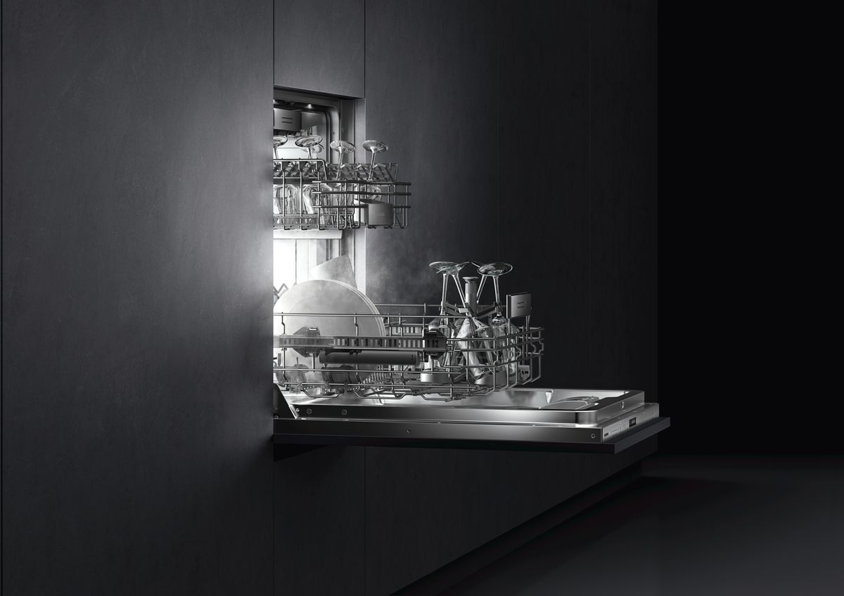 lave vaisselle Gaggenau intégré pour cuisine design contemporaine