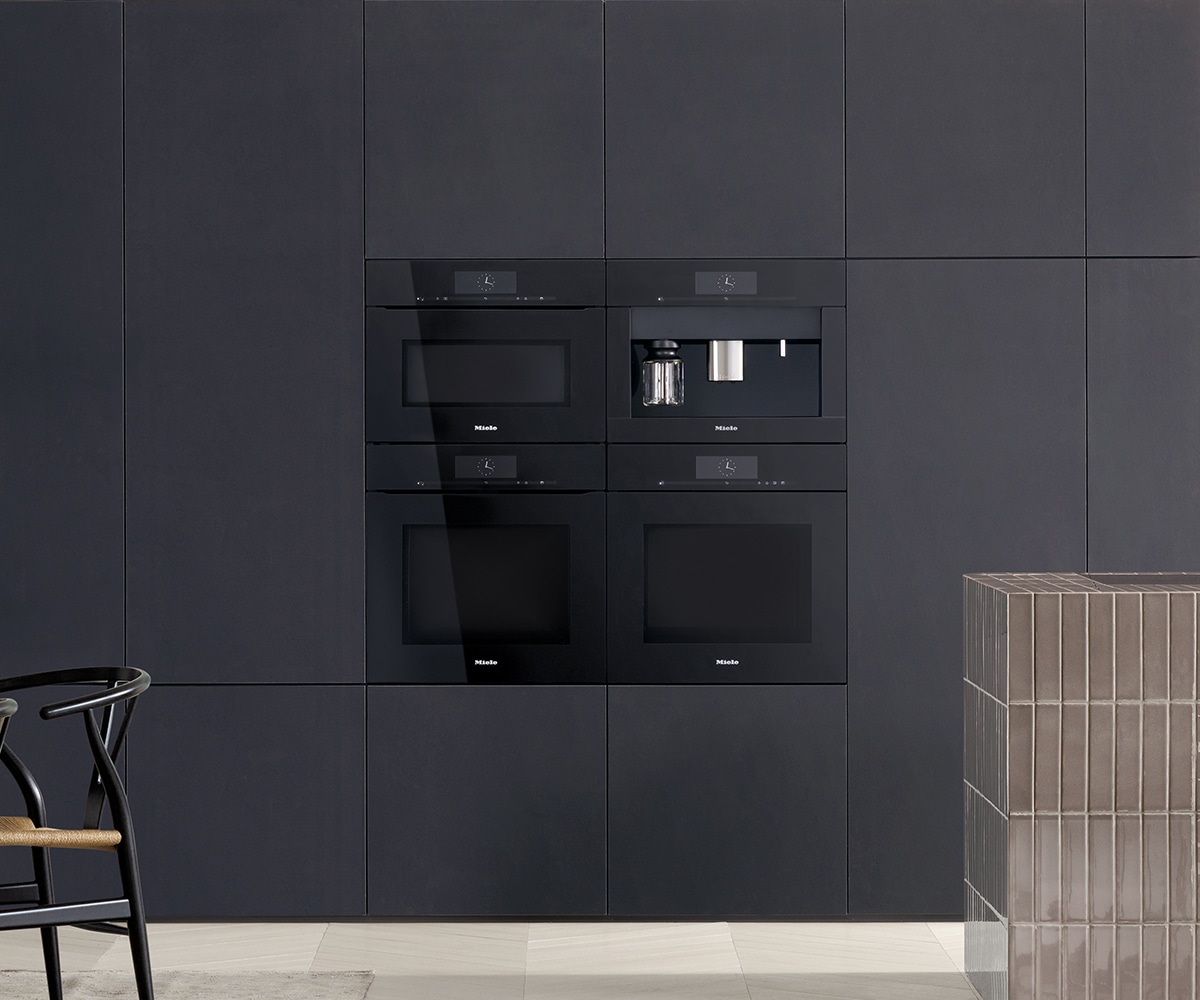 Modèle Miele cuisine couleur graphite moderne