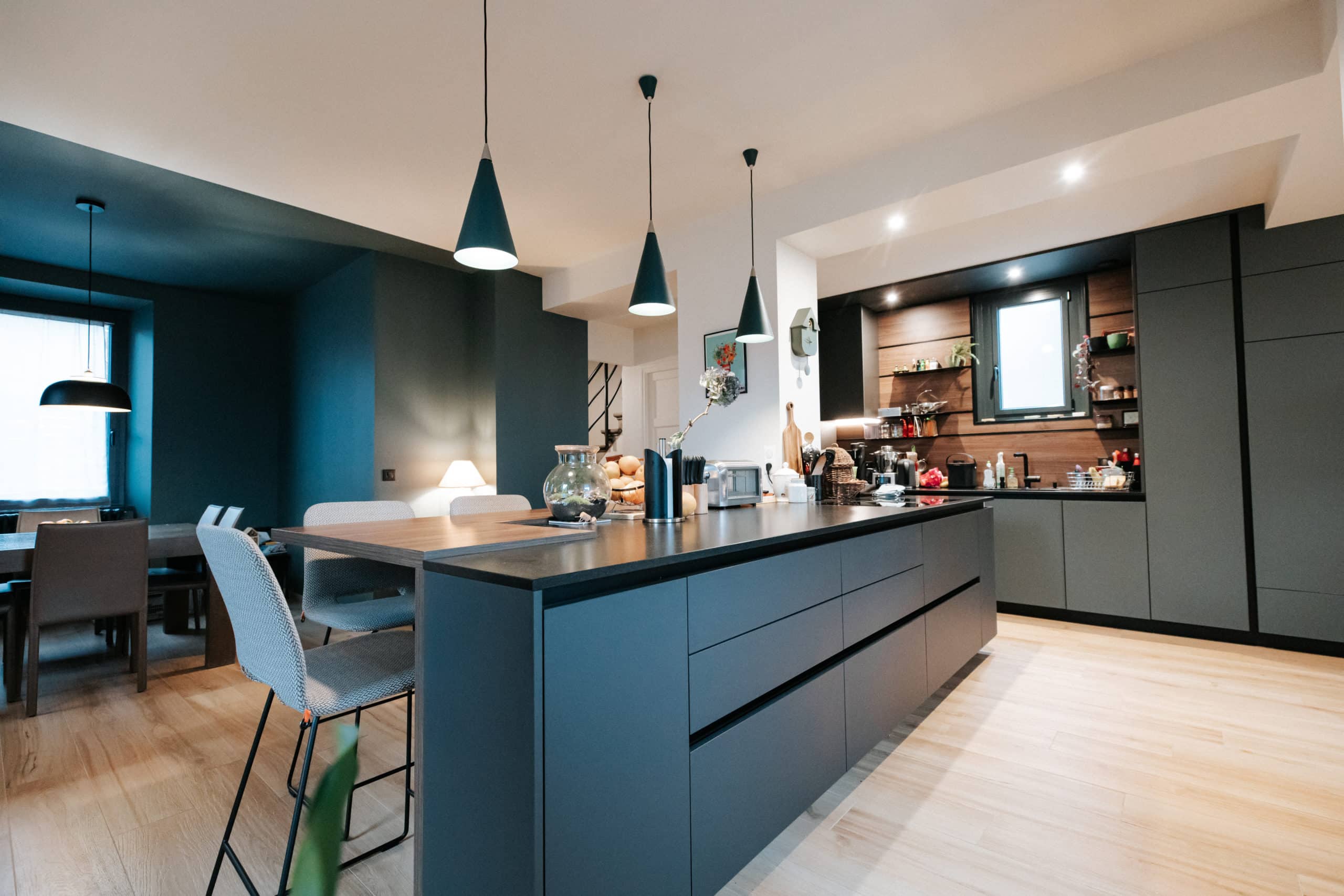 Rénovation du rez-de-chaussée d’une maison à Annecy — Interieur-Littoz